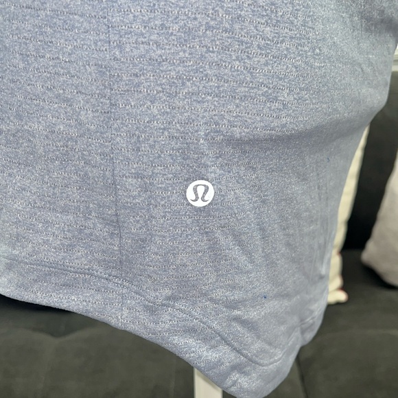 Lululemon Athletica Light Blue Short Sleeve Tee - Picture 6 of 12